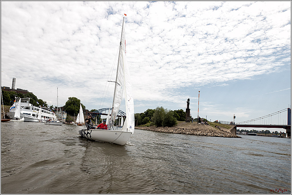 100 Jahre Rheinwoche 2022 - 4. Wettfahrt Duisburg - Wesel, 04.06.2022,